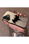 iPhone 16 Compatible Acrylic Hard Back Panel with Silicone Edges Batman Patterned Phone Case - 3