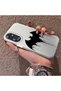 Oppo A60 Compatible Acrylic Hard Back Panel with Silicone Edges Batman Patterned Phone Case - 3