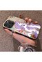 iPhone 16 Pro Compatible Acrylic Hard Back Panel with Silicone Edges Rarity Patterned Phone Case - 3
