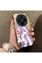 Vivo X300 Compatible Acrylic Hard Back Panel with Silicone Edges Rarity Pattern Phone Case - 2