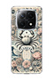 Redmi Note 14 Pro Plus 5g Compatible Transparent Phone Case with Crab Sign Print