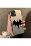 Samsung Galaxy A07 4g Compatible Acrylic Hard Back Panel Silicone Edged Phone Case with Batman Pattern - 2