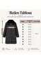 Plus Size Detachable Hooded Fur-Lined Square Quilted Patterned Coat - 6