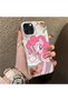 iPhone 13 Pro Max Compatible Acrylic Hard Back Panel with Silicone Edges Pinkie Pie Patterned Phone Case - 2