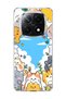 Redmi Note 14 Pro Plus 5g Compatible Cats Blue Sky Printed Transparent Phone Case