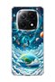 Redmi Note 14 Pro Plus 5g Compatible Girl on the Swing Galaxy Printed Transparent Phone Case