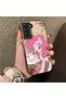 Pinkie Pie Patterned Phone Case with Acrylic Hard Back Panel with Silicone Edges Compatible with Samsung Galaxy S21 Fe - 3
