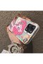 Pinkie Pie Pattern Phone Case for Xiaomi Redmi 12 4G/5G Compatible Acrylic Hard Back Panel with Silicone Edges - 5