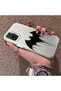 Xiaomi Redmi Note 10 4G/Note 10S Compatible Acrylic Hard Back Panel with Silicone Edges Batman Patterned Phone Case - 4