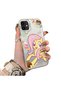 Fluttershy Pattern Phone Case with Acrylic Hard Back Panel and Silicone Edges Compatible with iPhone 12/12 Pro