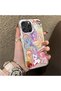 iPhone 16 Pro Max Compatible Acrylic Hard Back Panel with Silicone Edges and Pony Pattern Phone Case - 2