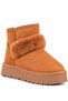 Tonale Plush Detailed Thick Soled Women's Winter Boots