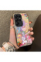 Samsung Galaxy S25 Ultra Compatible Acrylic Hard Back Panel Silicone Edged Phone Case with Pony Pattern - 2