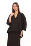 Women's Bitter Brown Seersucker Fabric Skirted Top and Bottom Two-Piece Set - 3