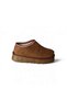 Women's Tan Brown Thick Sole Ankle Suede Boots - 3