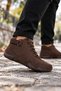 Spider X Nubuck Ladder Elastic Genuine Leather Men's Mid Boots