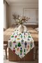 Duck Fabric Triangular Tipper Runner 40X150 cm – Christmas Soldier, Pine Tree and Gift Patterned, Water Repellent Stain-Resistant Table Runner