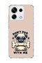 Redmi Note 13 Pro 5g Compatible Glasses-Compliant Dog Beige Printed Transparent Phone Case