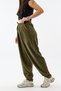 Velvet Pleated Khaki Jogger Women's Trousers Coc3627 - 3