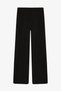 Wide Leg Trousers - Black - 4