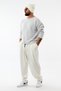 Velvet Pleated White Jogger Men's Trousers Coc3628 - 7