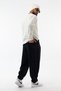 Velvet Pleated Black Jogger Men's Trousers Coc3622 - 2