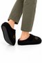 Men's Home Fuzzy Non-Slip Sole Slippers Black - 3