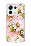 Redmi Note 13 Pro 5g Compatible Daisy Pink Printed Transparent Phone Case