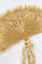 Gold Bridal Fan, Sparkling Vip Dubai Lace-Up, Bachelorette Party Bride to Be Bridesmaid Henna Night Wooden Feathered Engagement Circumcision Wedding - 2