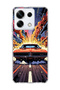 Redmi Note 13 Pro 5g Compatible Orange Classic Car Printed Transparent Phone Case