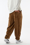 Velvet Pleated Tan Jogger Men's Trousers Coc3620 - 8
