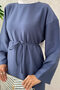 Sultan Basic Dress 0001 - Indigo - 4