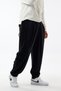 Velvet Pleated Black Jogger Men's Trousers Coc3622 - 3