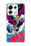 Redmi Note 13 Pro 5g Compatible Astronaut and Rainbow Printed Transparent Phone Case