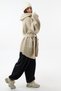 Design Beige Knitwear Women's Poncho Coc3613 - 4