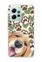 Redmi Note 12 4g Compatible Yellow Dog Paw Heart Printed Transparent Phone Case
