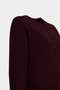 Premium Crew Neck Wool Blended Women's Knitwear Cardigan - 3