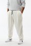 Velvet Pleated White Jogger Men's Trousers Coc3628 - 2