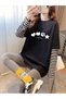 Cute Cat's Printed Sleeve Te Unisex Oversize T-Shirt - 2