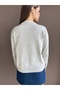 Double Collared Shawl Collar Knit Sweater - 5