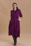 Shirt Collar Pocket Winter Dress - 5