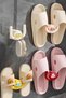 Cute Figured Adhesive Slipper and Towel Hanger Drying Rack Wall Mounted Slipper Holder Bathroom Organizer - 3
