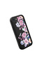 iPhone 7/8/Se 2020 2022 Compatible Black Silicone Camera Protected Shock Absorbing Protective Case Flower Pattern - 4