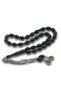 Metal Tasseled Clamping Amber Rosary