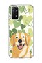 Redmi Note 11 / 11S Compatible Yellow Dog Green Heart Printed Transparent Phone Case
