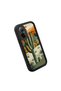 Realme C67 4g Compatible Black Silicone Camera Protected Shock Absorbing Protective Case with Cactus Pattern - 3