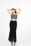 Women's Winter Black Seraphina Glitter Tulle Lined Long Skirt 6905 - 3