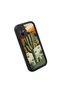 Poco C55 Compatible Black Silicone Camera Protected Shock Absorbing Protective Case with Cactus Pattern - 3