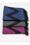 Winter Double-Sided Shoulder Shawl - Loose Cut Tassel Poncho - 4