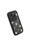 Infinix Hot 40/40 Pro Compatible Black Silicone Camera Protected Shock-Absorbing Protective Case with Lucky Four-Leaf Clover Pattern - 3